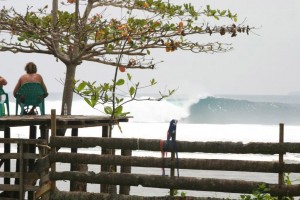 chris bertish chilling on the deck south sumatra